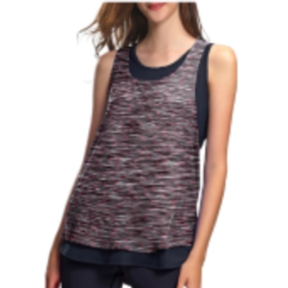 NWT Tangerine Activewear Razorback Top with Matching Navy Tank Top Size XXL